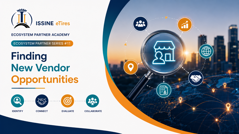 ISSINE eTires Ecosystem Partner Academy #11: Finding New Vendor Opportunities