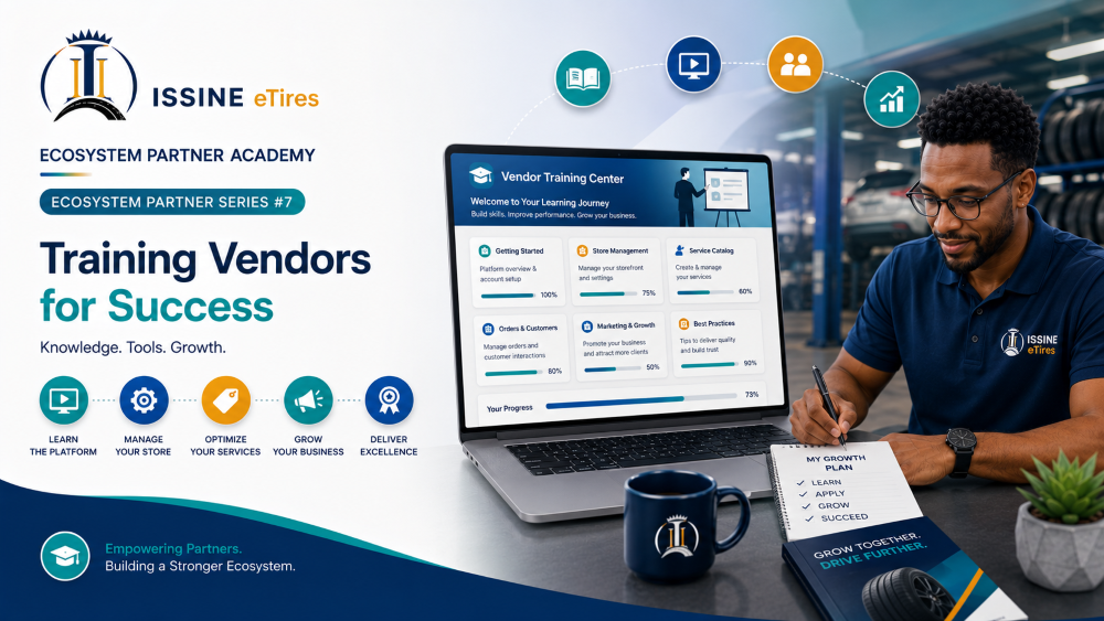 ISSINE eTires Ecosystem Partner Series #7: Training Vendors for Success